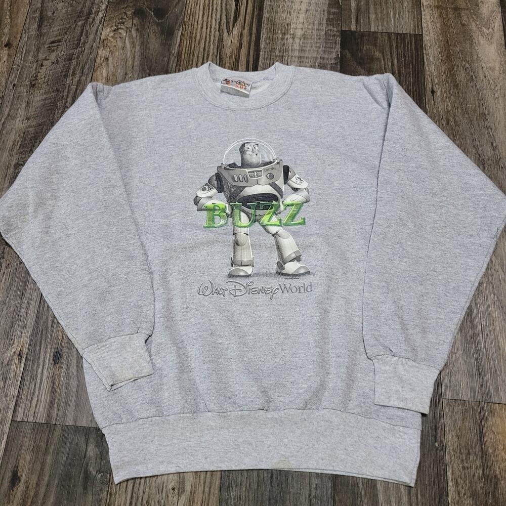 VTG Disney World Kids Toy Story Buzz Lightyear Sweatshirt Youth (Unknown Size)